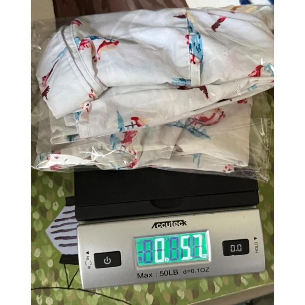 Denim & Flower Ricky Singh Slim Fit Mens Button Down Pink Flamingo Shirt Size Me - Picture 14 of 14